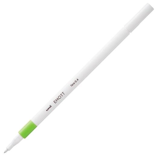 ROTULADOR FIBRA UNI-BALL EMOTT FINELINER PEM-SY.5 (0,4) VERDE CLARO