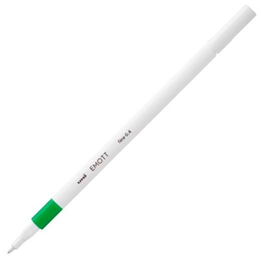 ROTULADOR FIBRA UNI-BALL EMOTT FINELINER PEM-SY.6 (0,4) VERDE