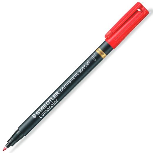 ROTULADOR PERMANENTE STAEDTLER 319 LUMOCOLOR (F)  ROJO