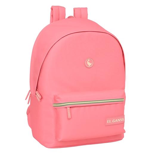 SAFTA 2025 (ENERO)-EL GANSO BASICS "MARSALA" MOCHILA DOBLE PARA PORTATIL 15,6"+USB