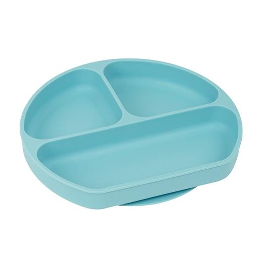 SAFTA 2025 (ENERO)-SAFTA "BEAR BLUE" PLATO SILICONA CON VENTOSA