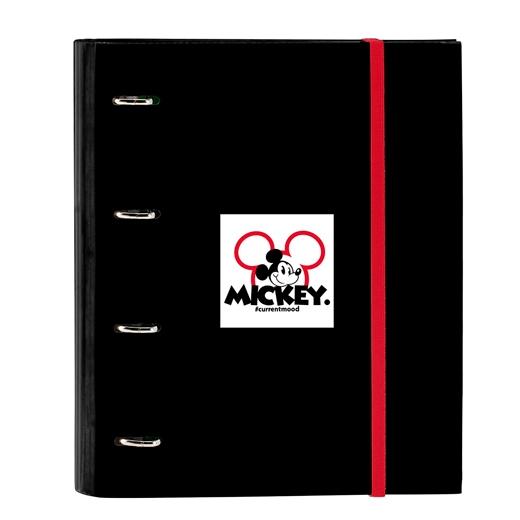 SAFTA 2025 (SEPTIEMBRE)-MICKEY MOUSE "MICKEY MOOD" CARPEBLOC A4 4 ANILLAS 35 mm con RECAMBIO