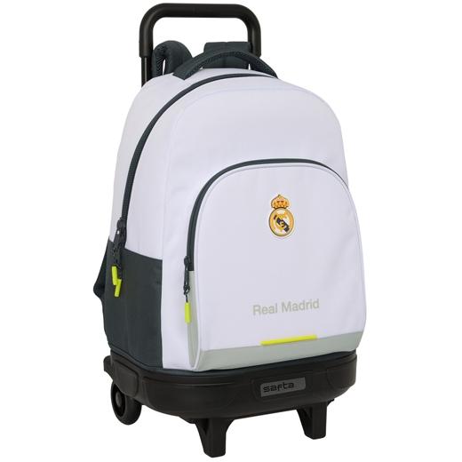 SAFTA 2026 (ENERO)-REAL MADRID "EQUIPACION 25/26" MOCHILA GRANDE CON RUEDAS COMPACT EXTRAIBLE
