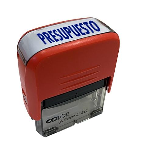SELLO ent.AUT. COLOP PRINTER C20 (38x14 mm.) "PRESUPUESTO"