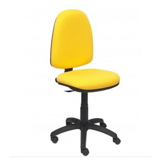 SILLA PIQUERAS Y CRESPO AYNA MECANISMO CONTACTO PERMANENTE CON REGULACION DE PROFUNDIDAD ASIENTO Y RESPALDO TAPIZADO BALI AMARILLO