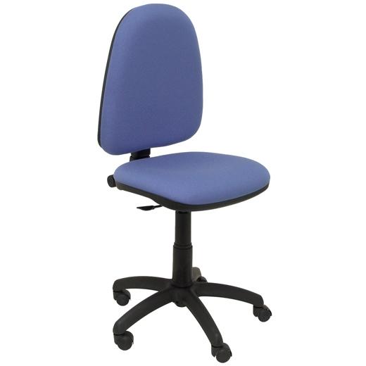 SILLA PIQUERAS Y CRESPO AYNA MECANISMO CONTACTO PERMANENTE CON REGULACION DE PROFUNDIDAD ASIENTO Y RESPALDO TAPIZADO BALI AZUL CLARO