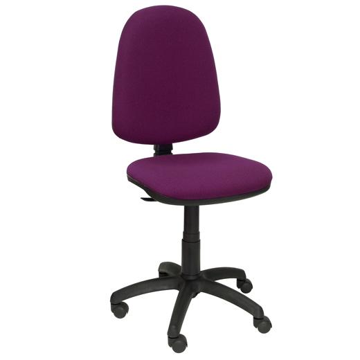 SILLA PIQUERAS Y CRESPO AYNA MECANISMO CONTACTO PERMANENTE CON REGULACION DE PROFUNDIDAD ASIENTO Y RESPALDO TAPIZADO BALI MORADO