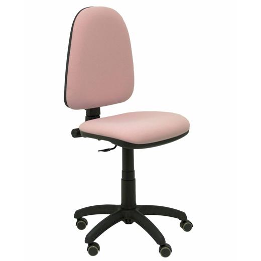 SILLA PIQUERAS Y CRESPO AYNA MECANISMO CONTACTO PERMANENTE RUEDAS de PARQUET ASIENTO Y RESPALDO TAPIZADO BALI ROSA PALIDO