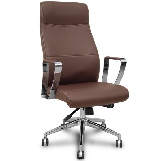 SILLON PIQUERAS Y CRESPO ERGO540 DIRECCION USO INTENSIVO (8H) BRAZOS FIJOS MECANISMO SINCRO TAPIZADO SIMILPIEL MARRON