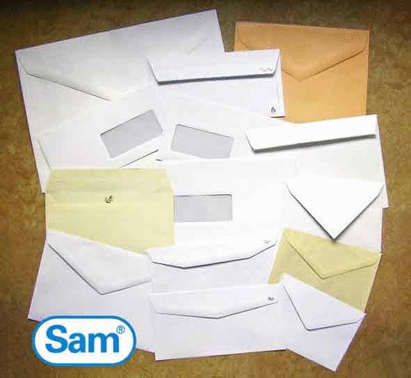 SOBRE SAM 162x229 CREMA VERJURADO 120g OPEN (SILICONA) CAJA de 250
