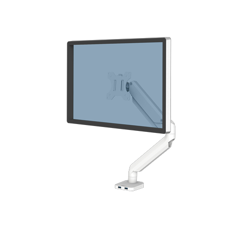 SOPORTE BRAZO MONITOR FELLOWES INDIVIDUAL PLATINUM SERIES BLANCO