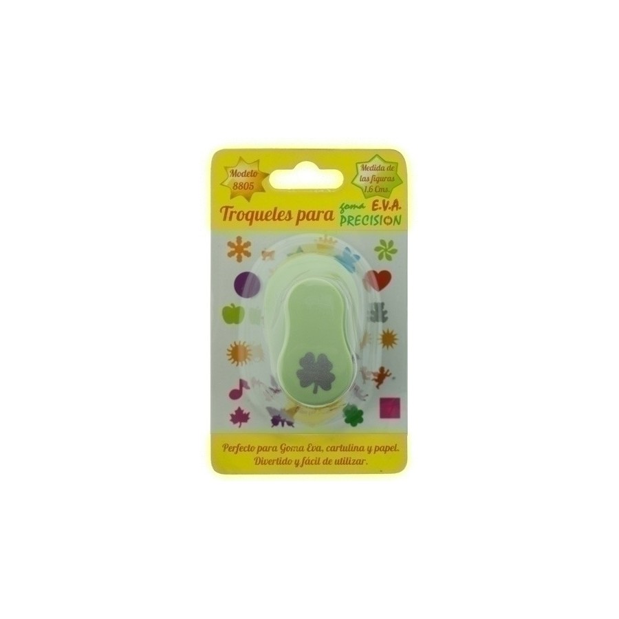 TALADRO GOMA EVA PRECISION 1,6 cm. TREBOL