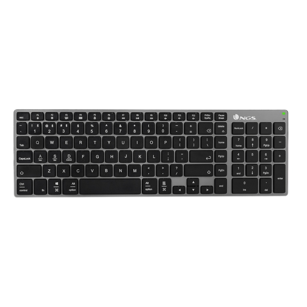 TECLADO NGS FORTUNE NEGRO