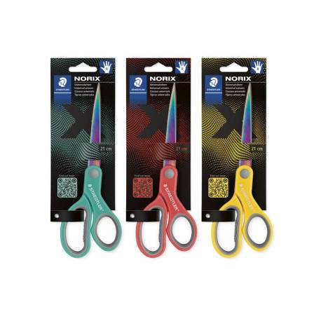 TIJERAS STAEDTLER NORIX 21 cm. SURTIDOS (3 col.)