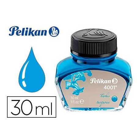 TINTA ESTILOGRAFICA PELIKAN FRASCO 4001 de 30 ml. TURQUESA (311894)