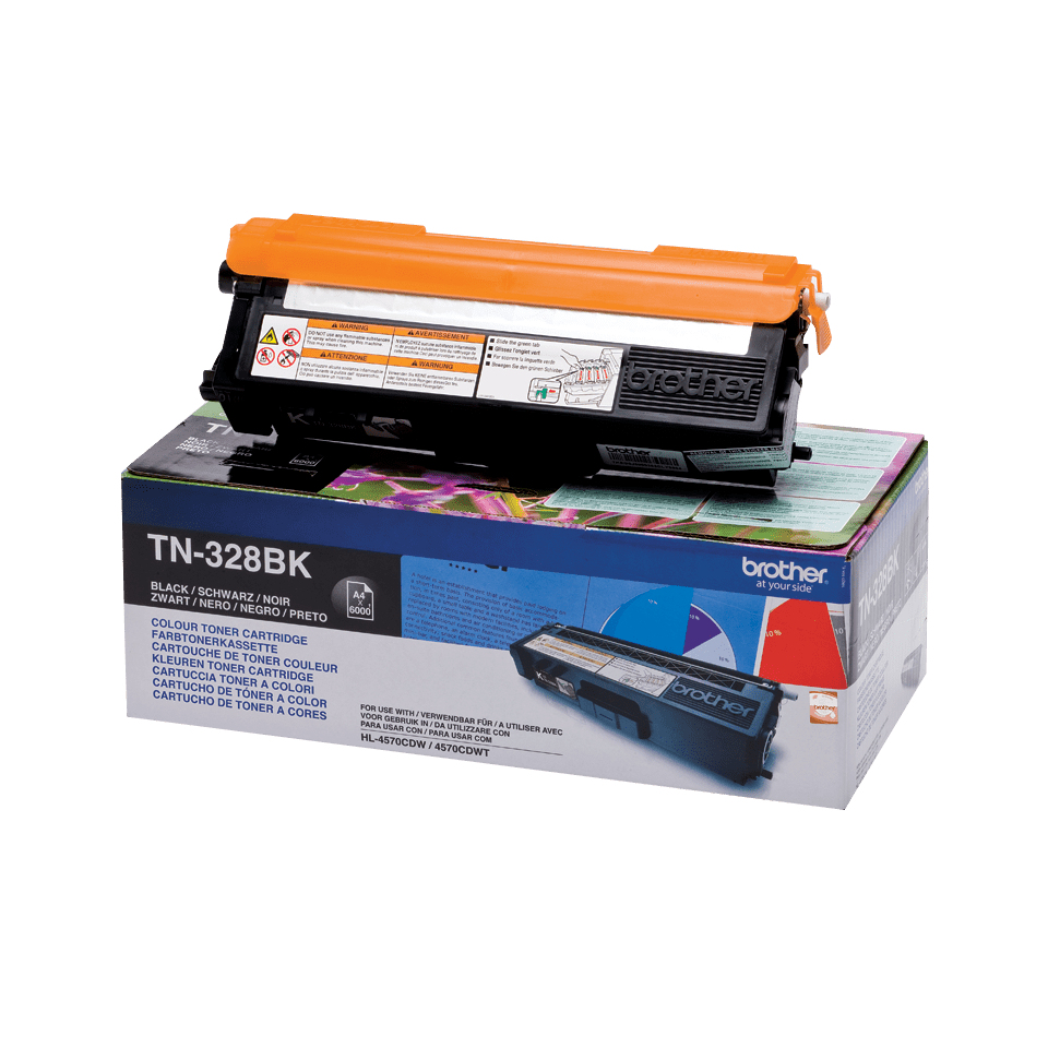 TONER BROTHER TN-328BK NEGRO HL-4570CDW/4570CDWT 6.000Pág