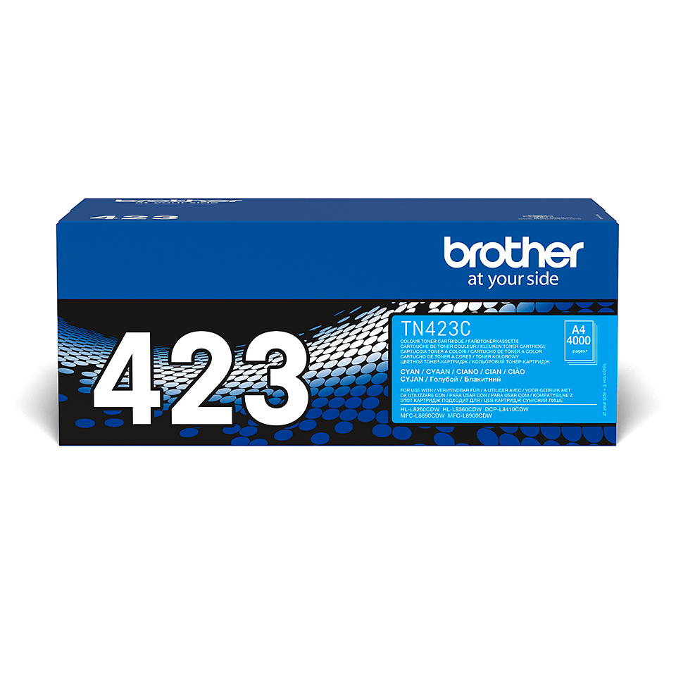 TONER BROTHER TN-423C DCP-L8410/HL-L8260/L8360/MFC-L8690/L8900 CIAN (4.000 PÁG.)