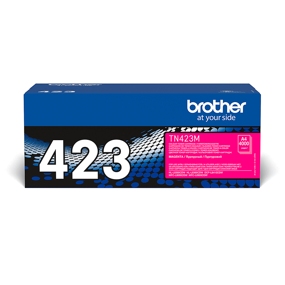 TONER BROTHER TN-423M DCP-L8410/HL-L8260/L8360/MFC-L8690/L8900 MAGENTA (4.000 PÁG.)