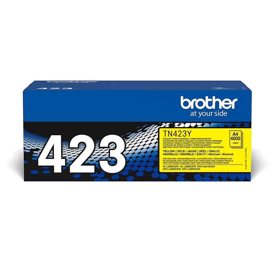 TONER BROTHER TN-423Y DCP-L8410/HL-L8260/L8360/MFC-L8690/L8900 AMARILLO (4.000 PÁG.)