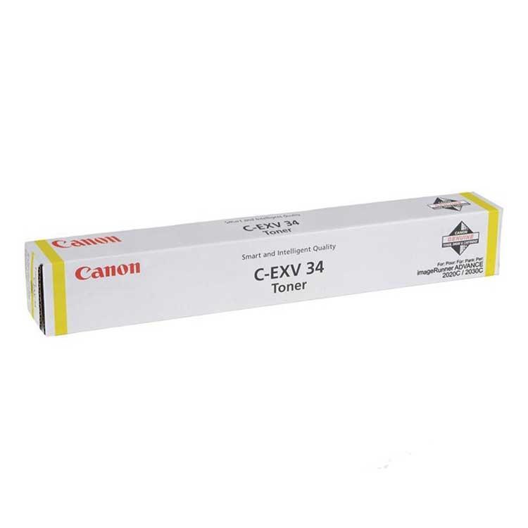 TONER CANON CEXV34A IRC-2020/2030/2020I  AMARILLO (ref. 3785B002)