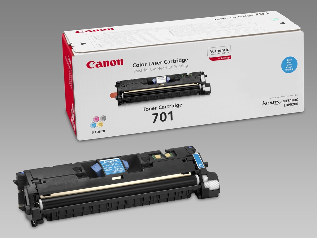 TONER CANON CRG 701C CIAN LBP5200 MF8180C (4.000 PAG.) (9286A003AA)