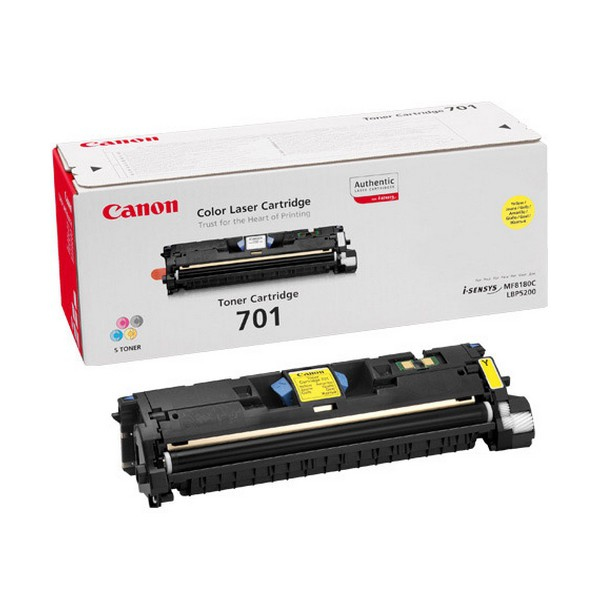 TONER CANON CRG 701Y AMARILLO LBP5200 MF8180C (4.000 PAG.) (9284A003AA)