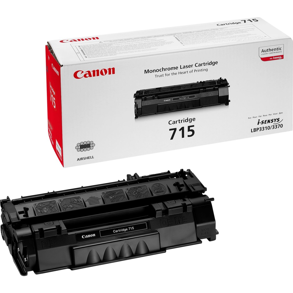 TONER CANON CRG715 NEGRO (3.500 PÁG.) (ref. 1975B002AA)