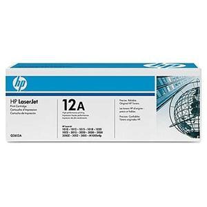 TONER HP Nº 12A Q2612AD LASERJET 1010/1012/1015/1018/1020/1022/3015/3020/3030/3050/3052/3055 NEGRO 2.000 PÁG. (PACK 2 UNIDADES)