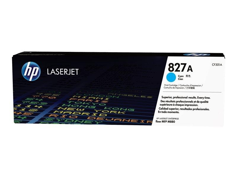 TONER HP Nº 827A CF301A LASERJET MANAGED M880/FLOW MFP M880 CIAN 32.000 PÁG.
