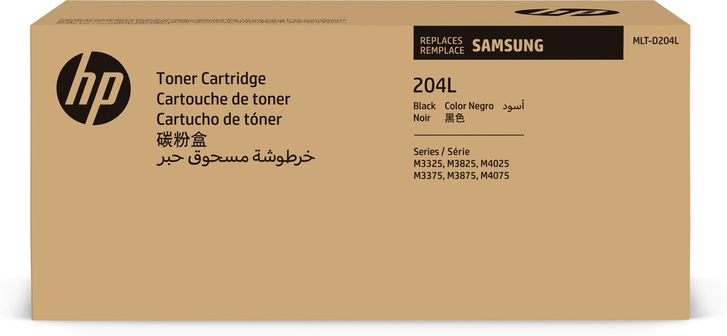 TONER SAMSUNG  MLT-D204L/ELS  ProXpress M3325ND, M3375FD, M3825DW, M3825ND, M3875FD, M3875FW, M4025ND, M4075FR NEGRO (5.000 PÁG.)