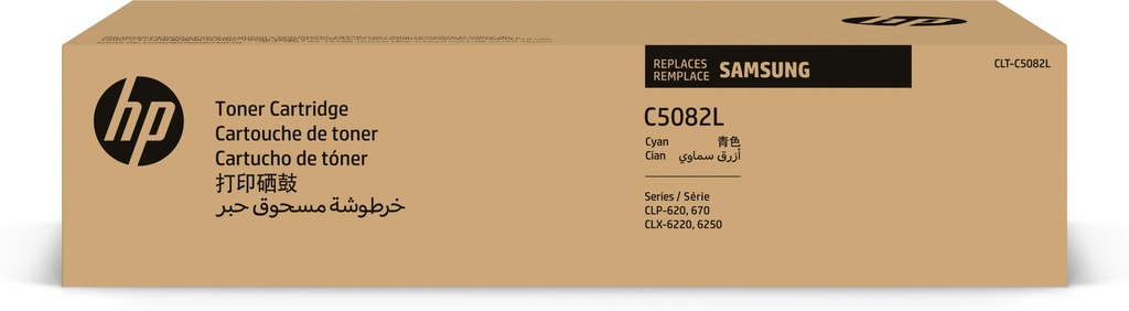 TONER SAMSUNG CLT-C5082L/ELS CLP-620ND/670ND, CLX-6220FX CIAN (4.000 PÁG.)