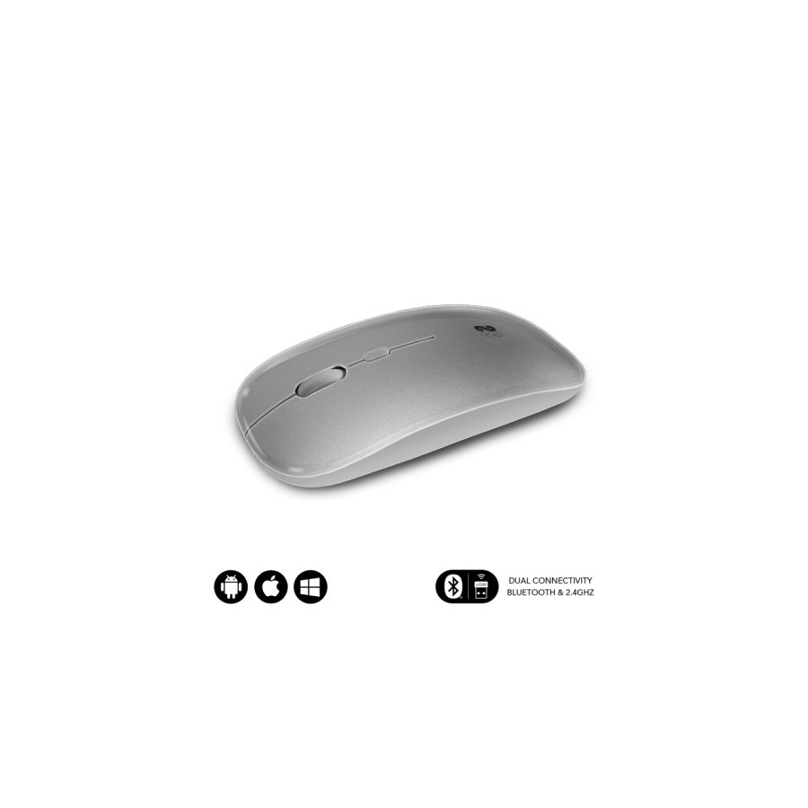 RATON SUBBLIM DUAL FLAT PLATA