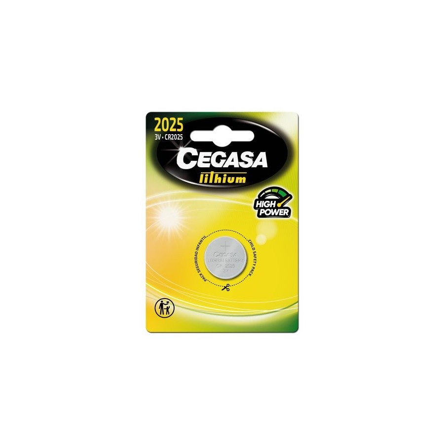 PILAS CEGASA MICRO CR2025 3V B/1