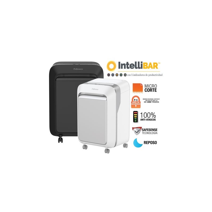 DESTRUCTORA FELLOWES LX211 NEGRA