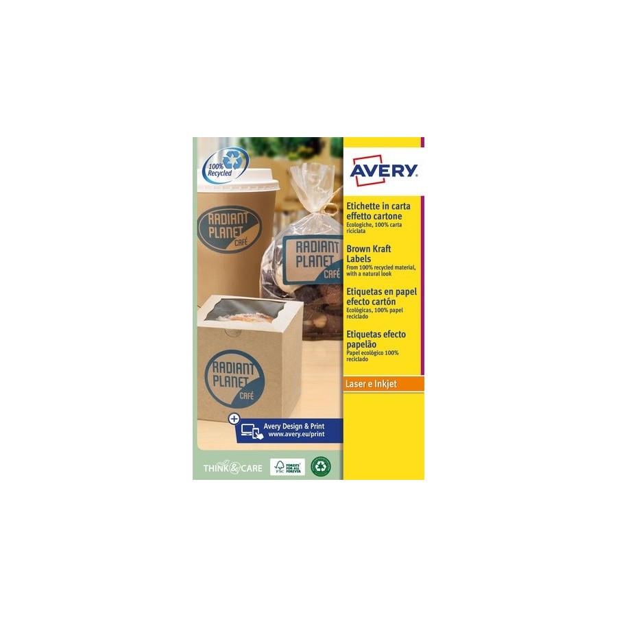 ETIQ.IMP.AVERY L7106 20h A4 REDONDA