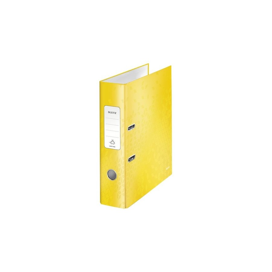 ARCHIVADOR LEITZ WOW A4 180º 80mm AMARIL