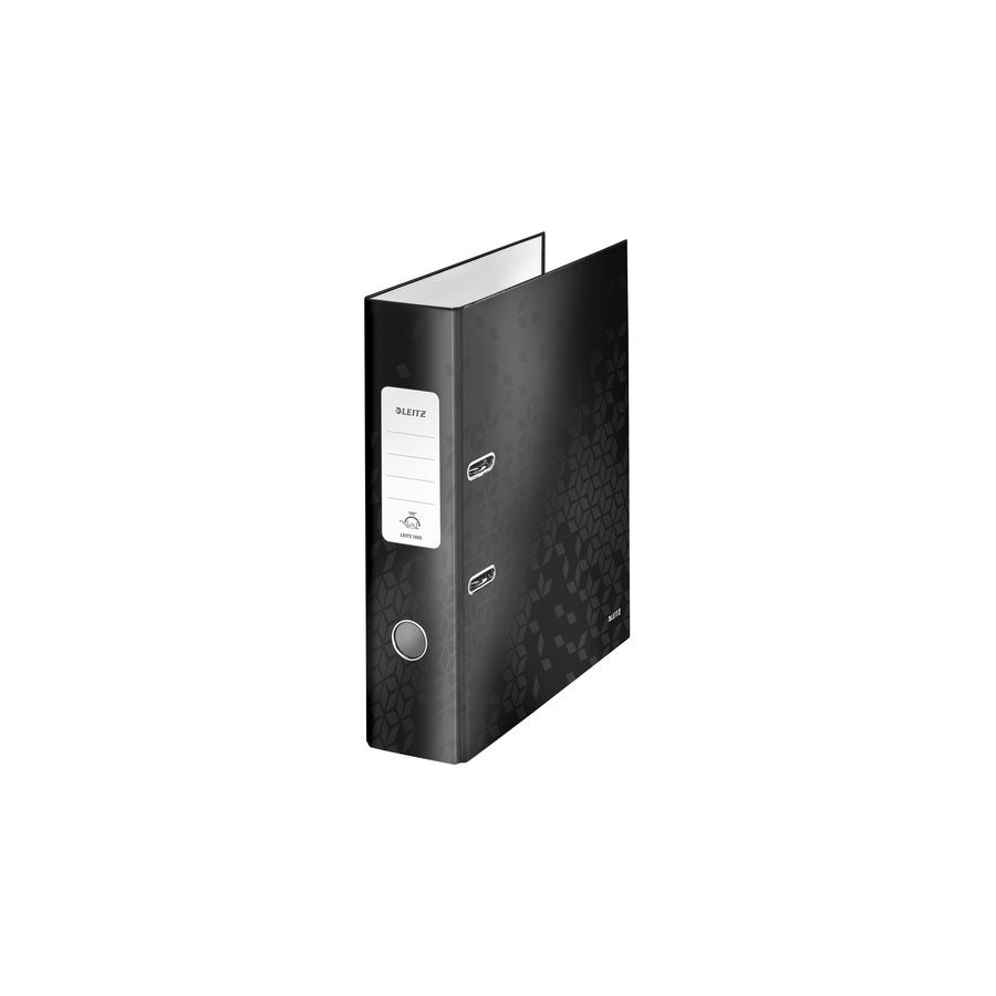 ARCHIVADOR LEITZ WOW A4 180º 80mm NEGRO