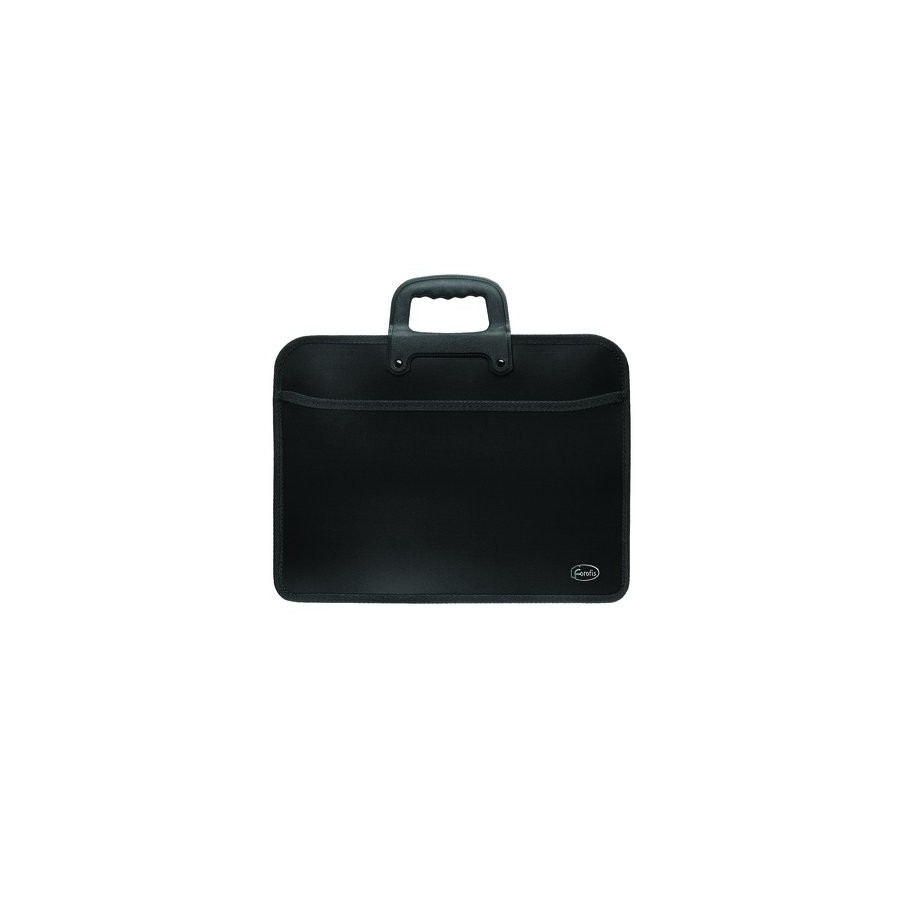 MALETIN FOROFIS PP A4 ASA Y CREM. NEGRO