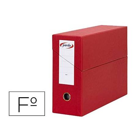 CAJA TRANSFERENCIAS PARDO A4 ARCH. ROJO