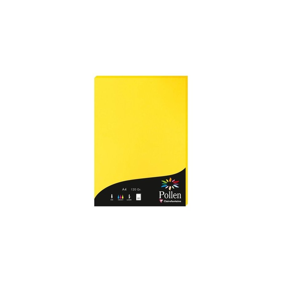 PAPEL CLAIREFONTAINE POLLEN A4 50h AMARI