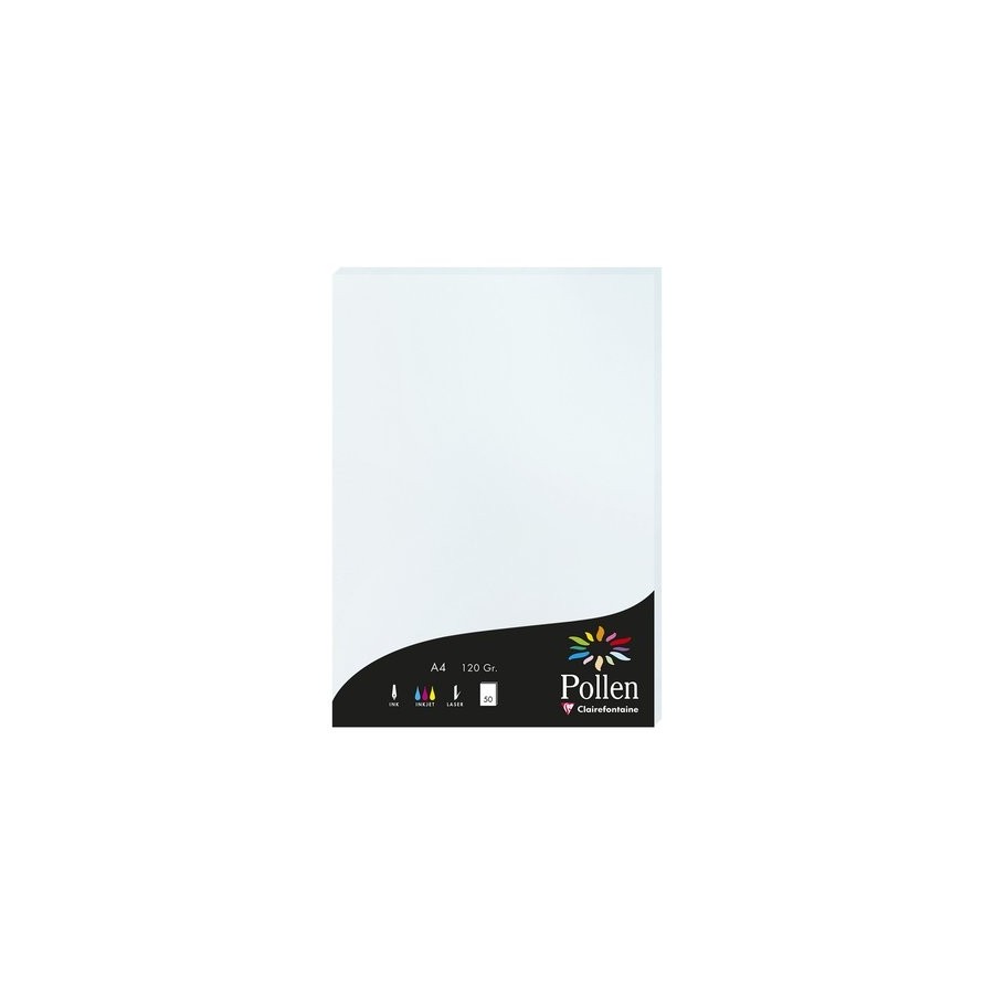PAPEL CLAIREFONTAINE POLLEN A4 50h AZUL