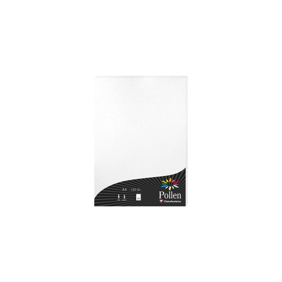 PAPEL CLAIREFONTAINE POLLEN A4 50h BLANC