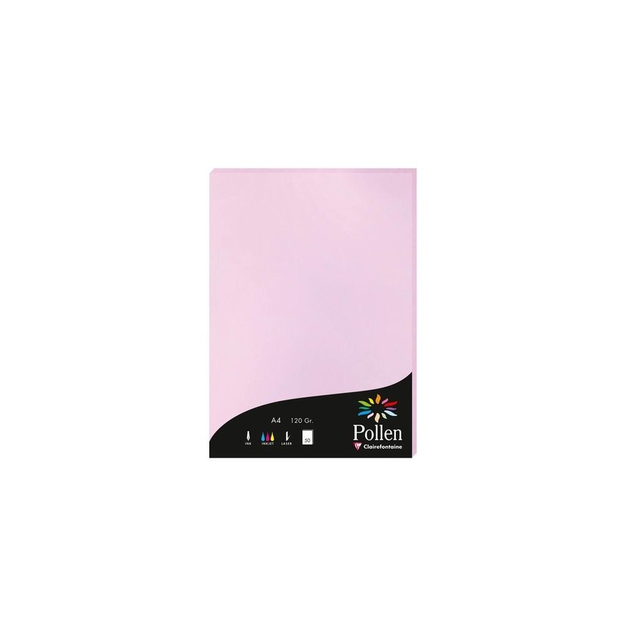 PAPEL CLAIREFONTAINE POLLEN A4 50h LILA