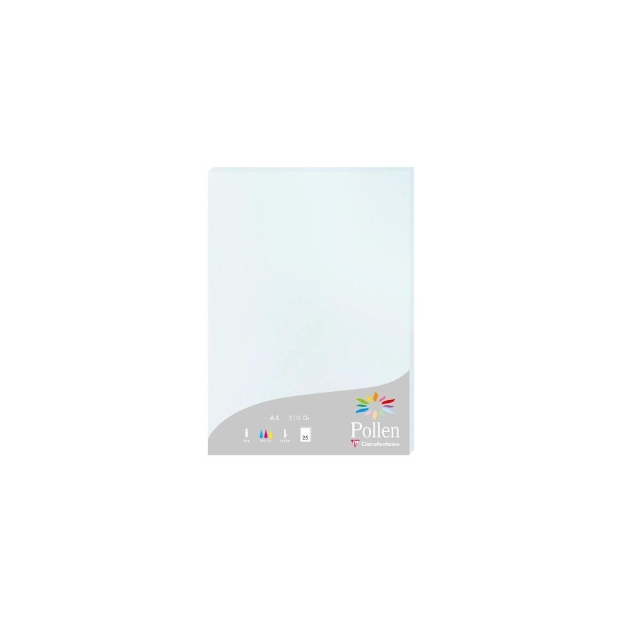 PAPEL CLAIREFONTAINE POLLEN A4 25h AZUL