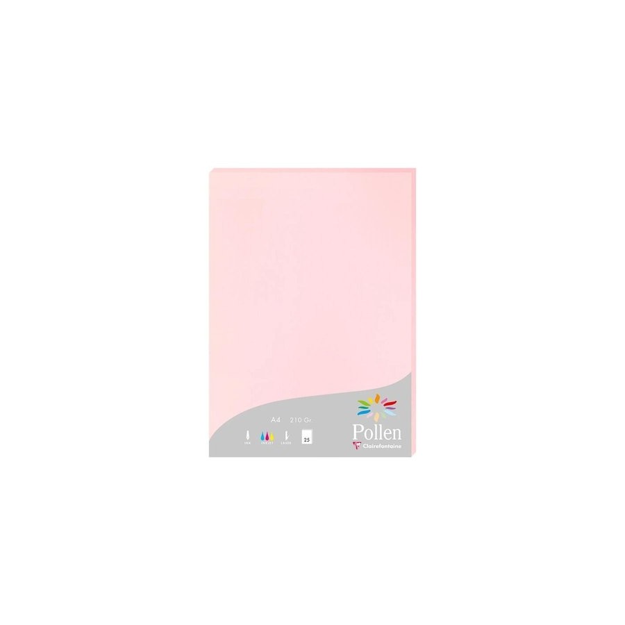 PAPEL CLAIREFONTAINE POLLEN A4 25h ROSA
