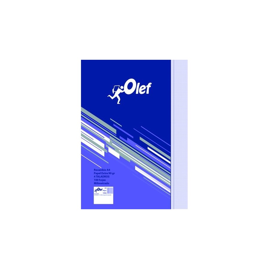 RECAMBIO OLEF A4 100h 4 TAL. MM.