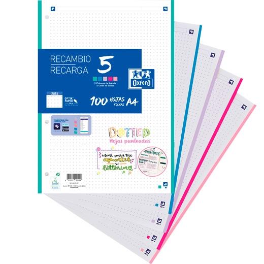 RECAMBIO OXF. A4 100h 4 TAL.DOTS
