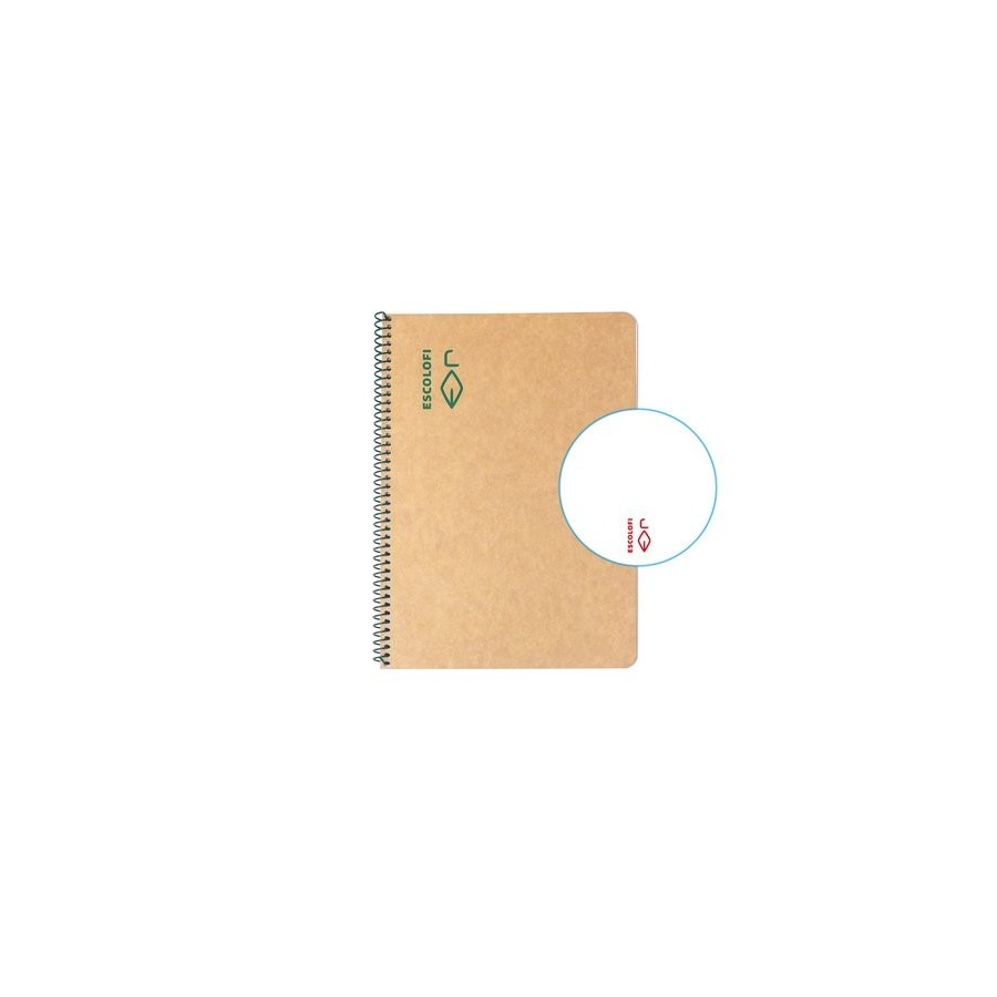 BLOC ESCOLOFI GREEN A5 50h LISO 80g