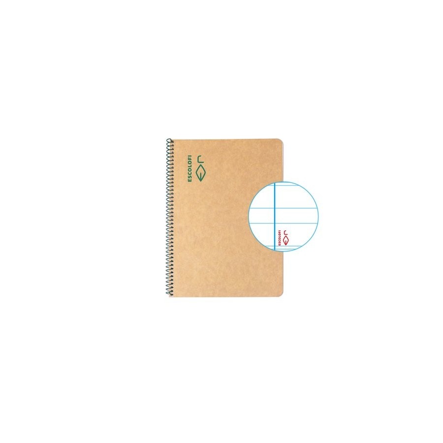 BLOC ESCOLOFI GREEN A5 50h MONT 80g C/M