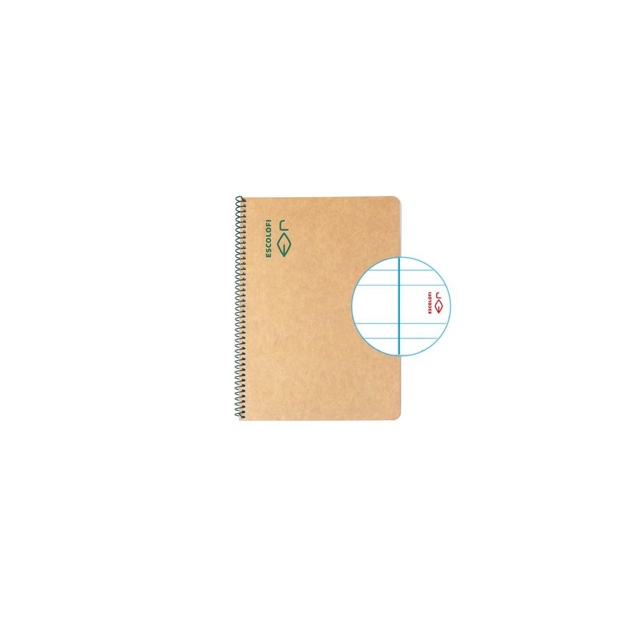 BLOC ESCOLOFI GREEN A5 50h P.3,5 80g C/